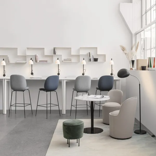Bestlite BL6 Væglampe Sort Messing/Porcelæn