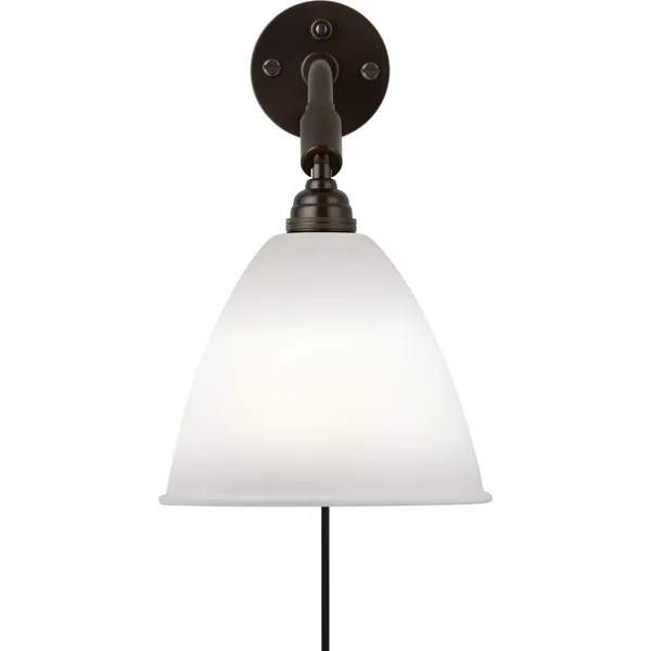 Bestlite BL7 Vägglampa Svart Mässing/ Porslin