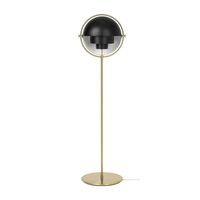 Multi-Lite Lampe de Sol Laiton/Noir Mat