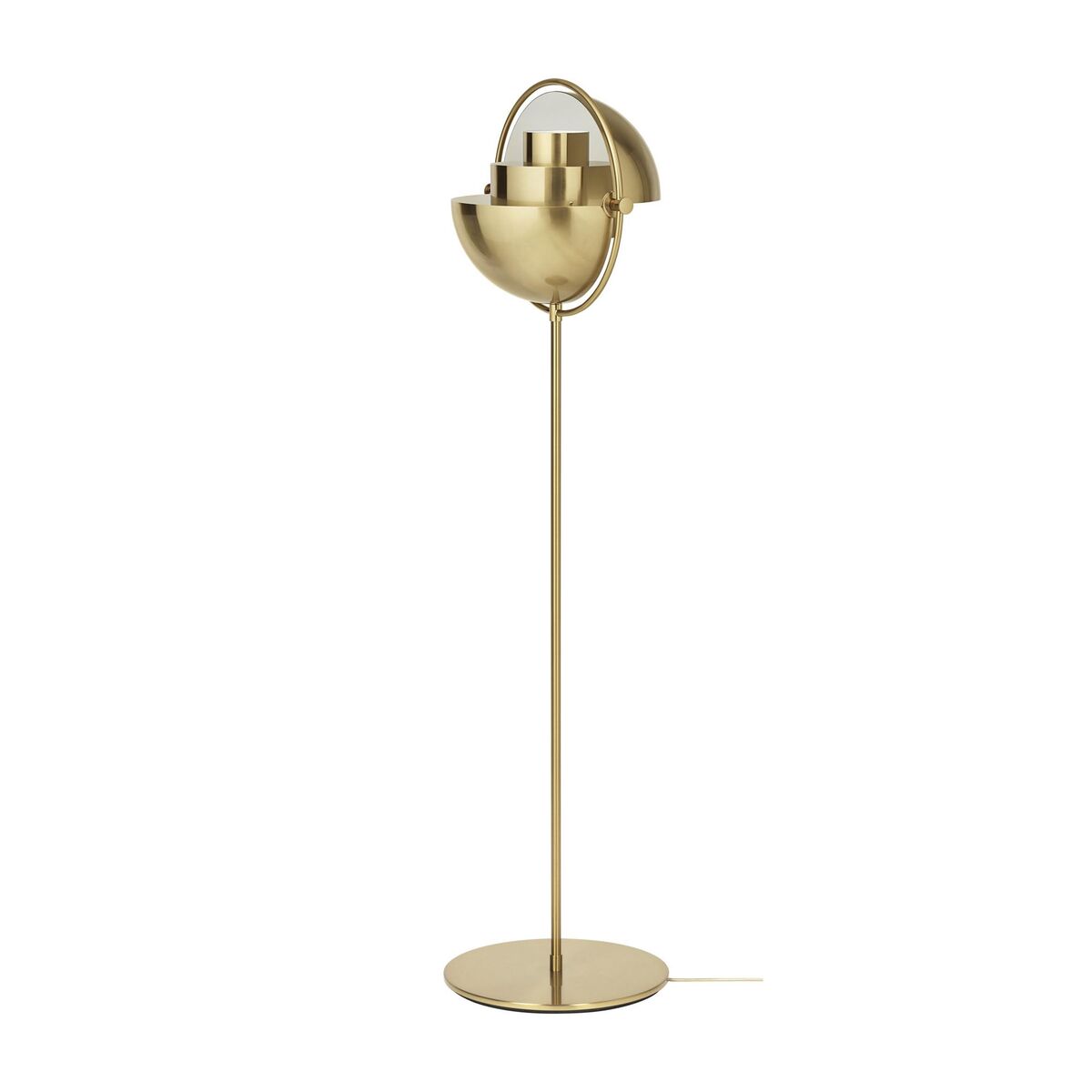 Multi-Lite Floor Lamp Brass
