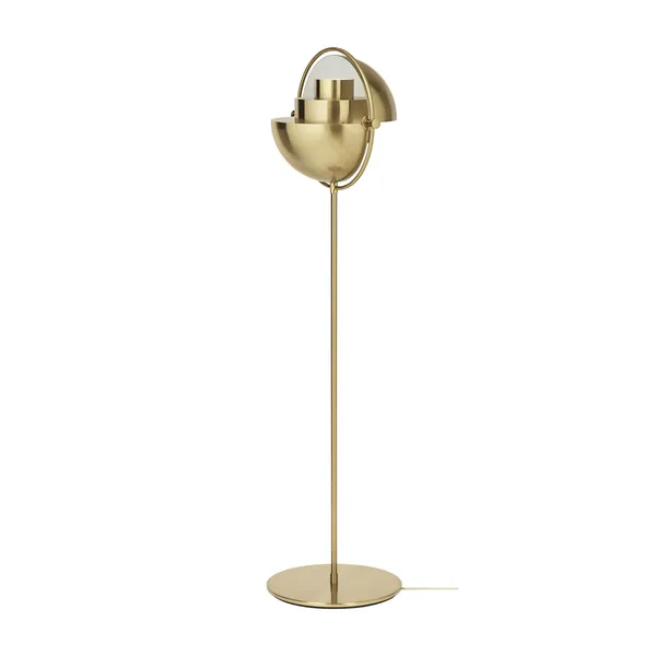 Multi-Lite Floor Lamp Brass