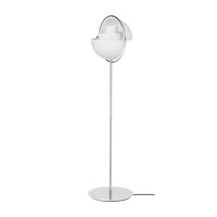 Lampadaire Multi-Lite Chrome & Blanc
