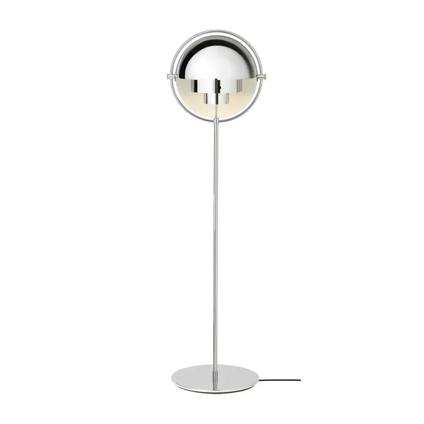 Multi-Lite Floor Lamp Chrome