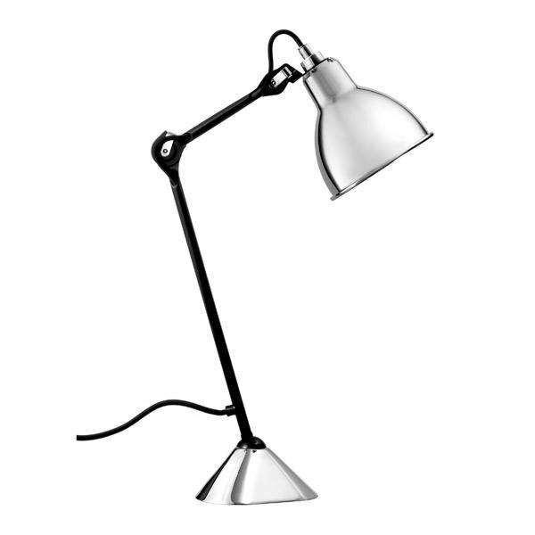 N205 Bordslampa Matt Svart & Krom