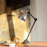 N205 Table Lamp Matt Black & Chrome