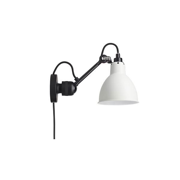 Svart V&auml;gglampa Matt & Matt Vit Med Sladd