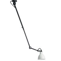 N302 Loftlampe Mat Sort/Mat Hvid