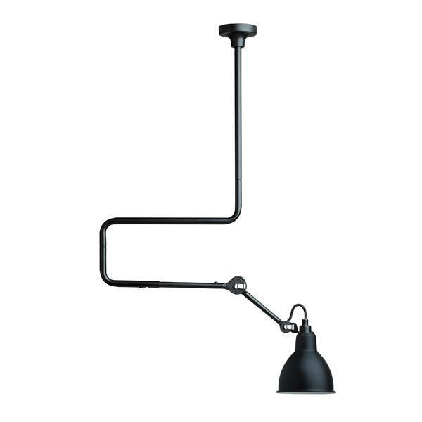 N312 Taklampa Matt Svart