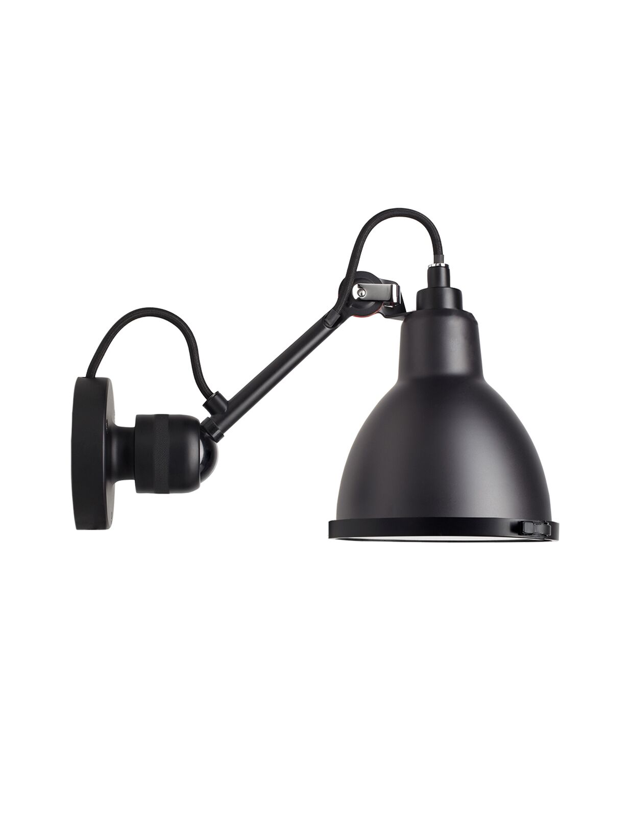 N304 Applique Murale pour Salle de Bain Mat Noir