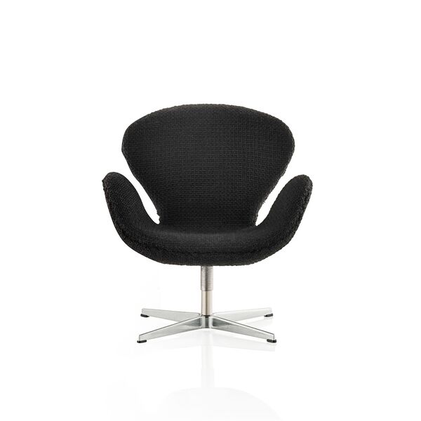 Miniature Swan Armchair Svart
