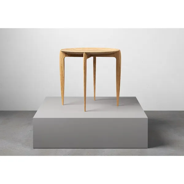 Tray Coffee Table Oak Ø45
