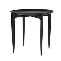 Tray Sofabord Sort Ø45