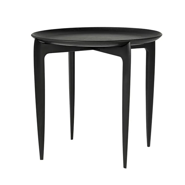 Tray Coffee Table Black Ø45