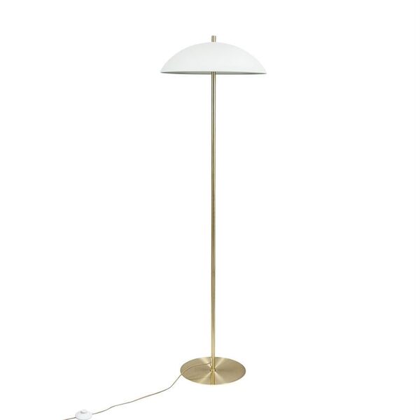 Globus Gulvlampe Beige/Messing