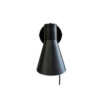 Applique murale DL12 courte noire