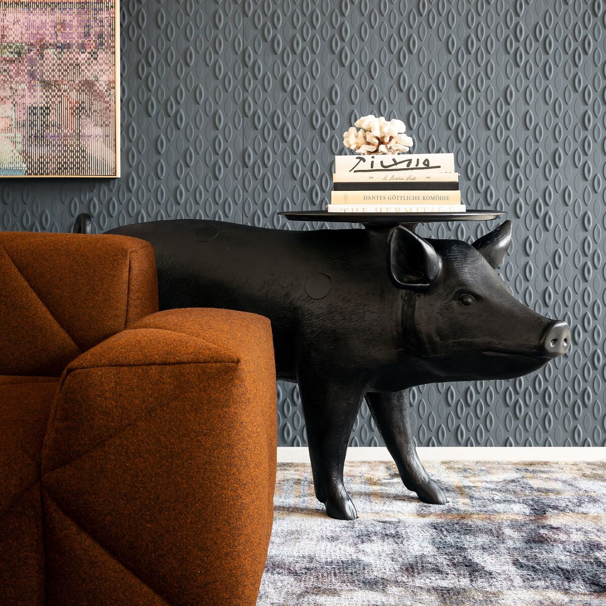 Pig Sofabord Sort