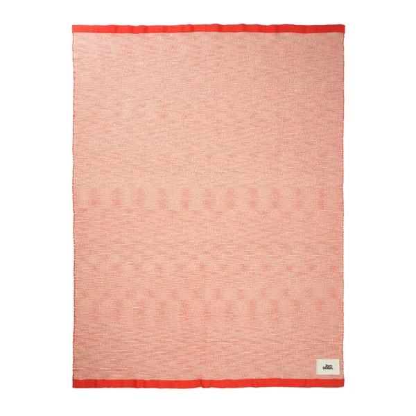 Thread Blanket 140x180 Orange/White