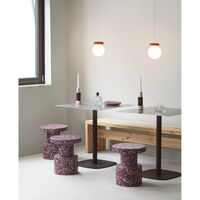 Bit Stool Burgundy