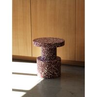 Bit Stool Burgundy