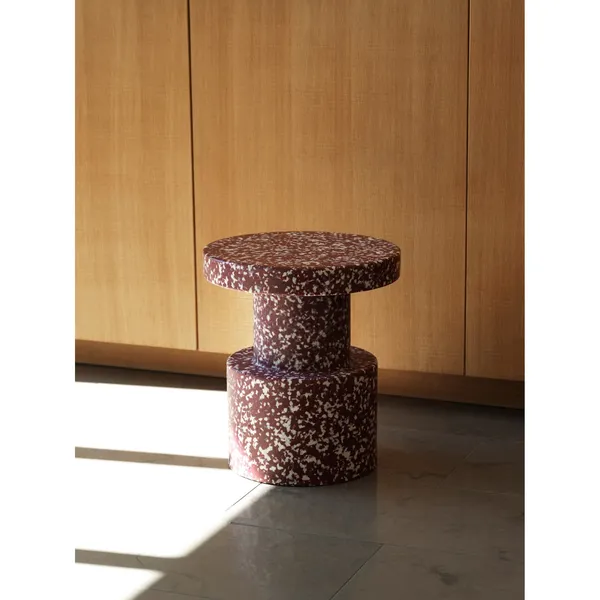 Bit Stool Burgundy