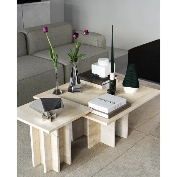 Hexa Vase Klein aus Edelstahl