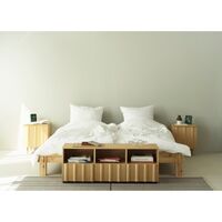 Rib Sideboard Niedrig Hybrid Eiche