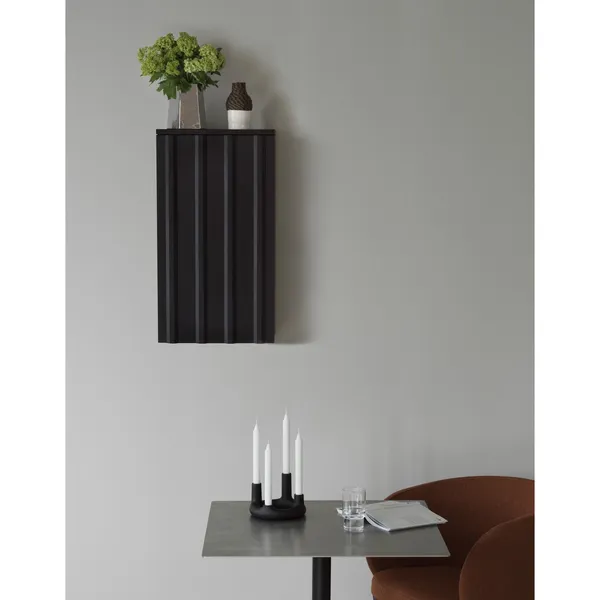 Rib Wall Cabinet Soft Black