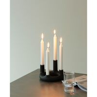 Trin Ljusstake Svart