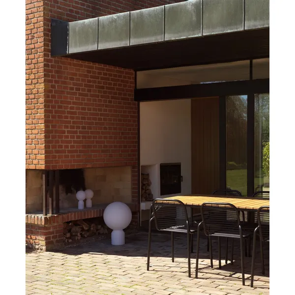 Vig Esstisch 90 x 200 cm Schwarz/Robinie