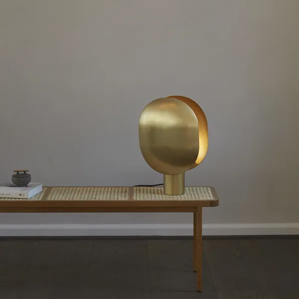 Clam Table Lamp Brass
