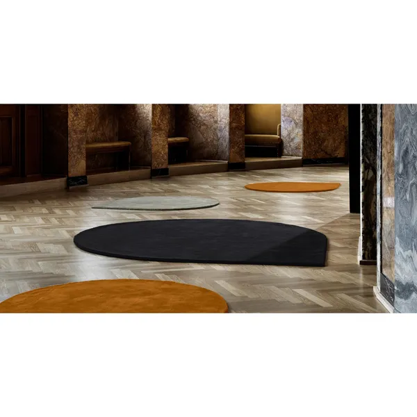 Tappeto Stilla L160xL130 Bordeaux