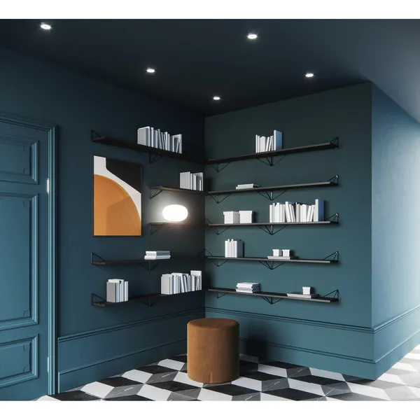 Pythagoras Shelf Large Black