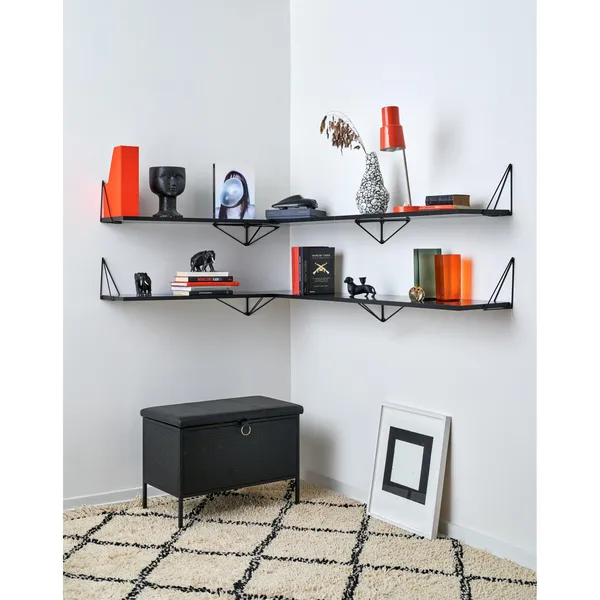 Pythagoras Shelf Large Black