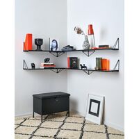 Pythagoras Shelf Large Black