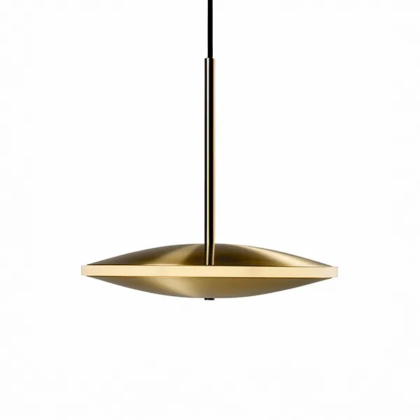 Chrona Dish 10 Horizontal Pendelleuchte Messing