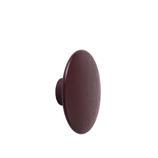 Dots Wood Ø17 Burgundy