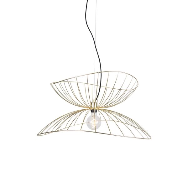 Ray 70 Hanglamp van Geborsteld Messing