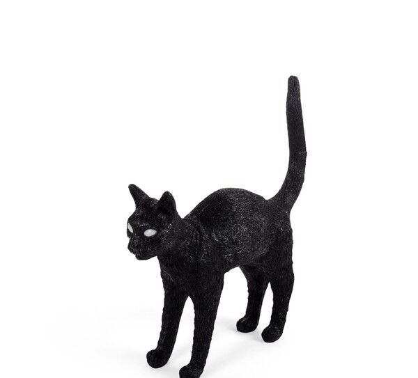 Jobby The Cat Bordlampe Sort