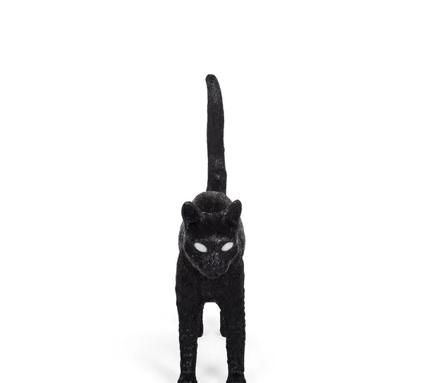 Jobby The Cat Table Lamp Black