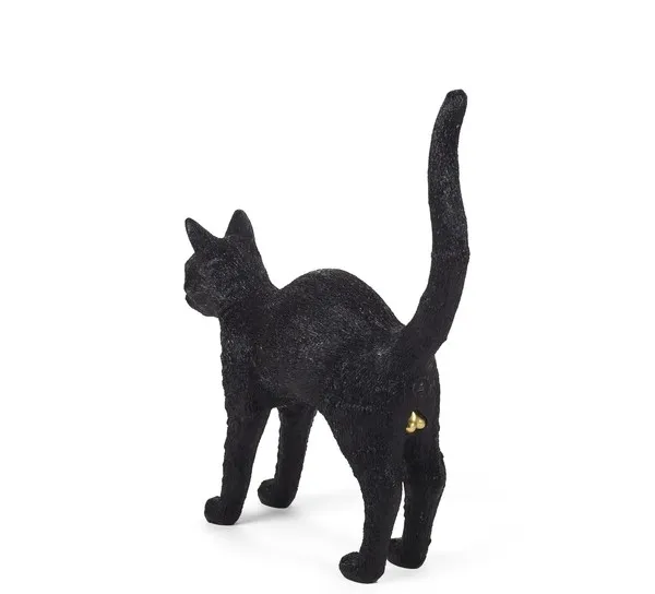 Jobby The Cat Table Lamp Black