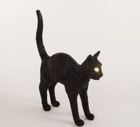 Jobby The Cat Table Lamp Black