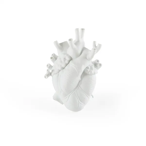Love In Bloom Vase White
