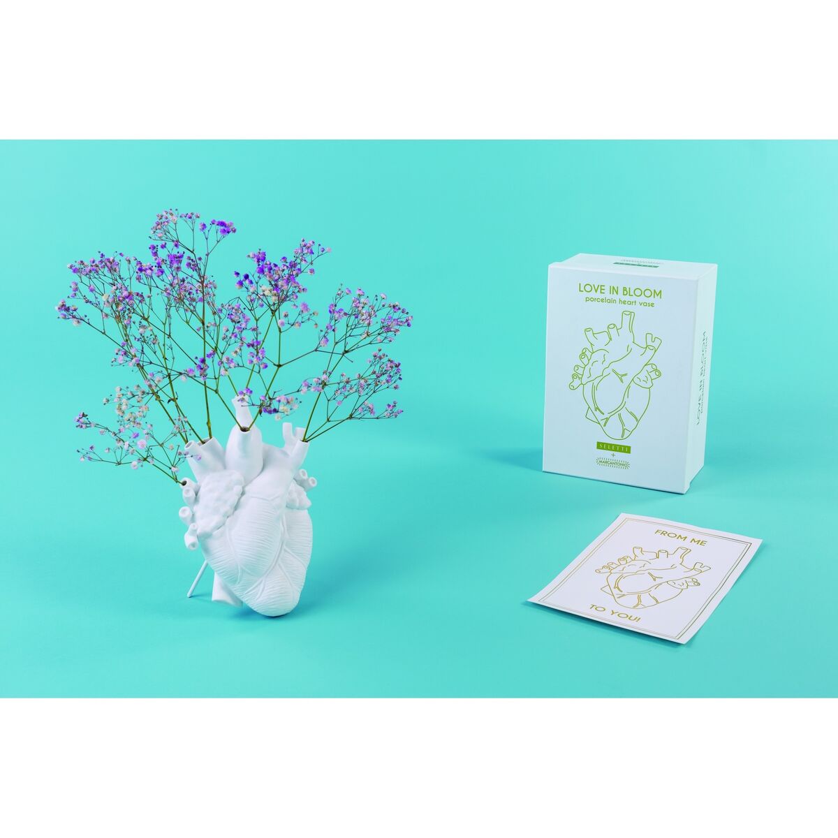 Love In Bloom Vase Weiß
