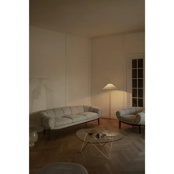 Tynell Collection 9602 Vloerlamp Canvas Lampenkap