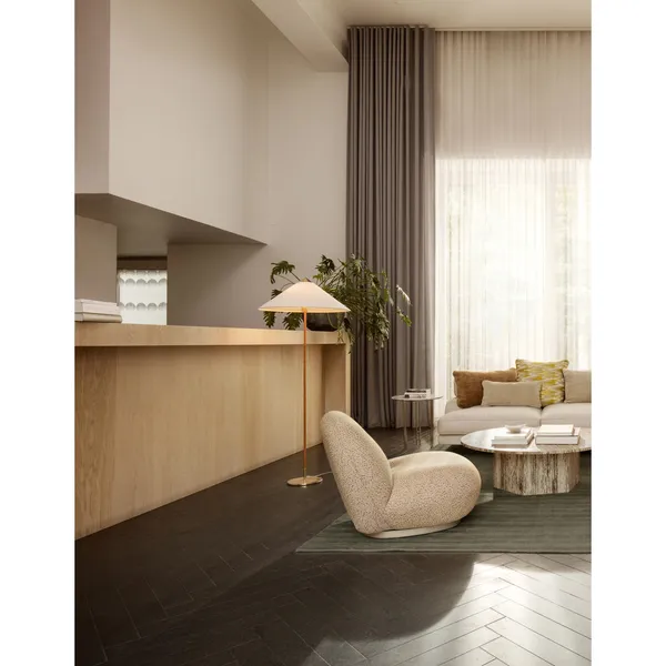 Tynell Collection 9602 Vloerlamp Canvas Lampenkap