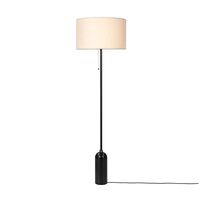 Gravity Floor Lamp Large Darkened Steel/Canvas