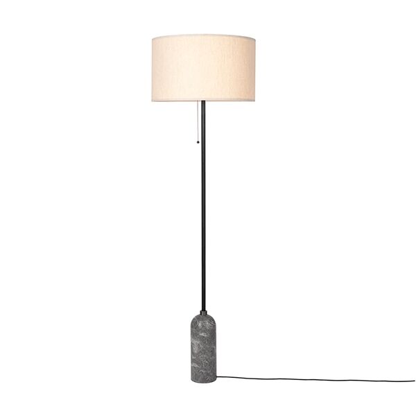 Gravity Golvlampa Gr&aring; Svart/Canvas