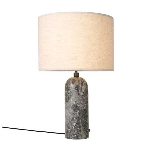 Gravity Bordslampa Stor Gr&aring; Svart/Canvas