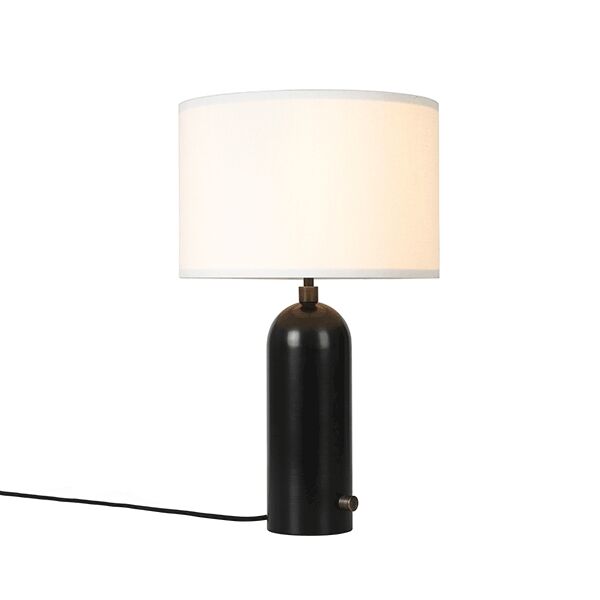 Gravity Bordslampa Liten M&ouml;rk St&aring;l Svart/ Vit