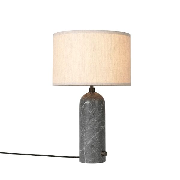 Gravity Bordslampa Liten Gr&aring; Svart/Canvas